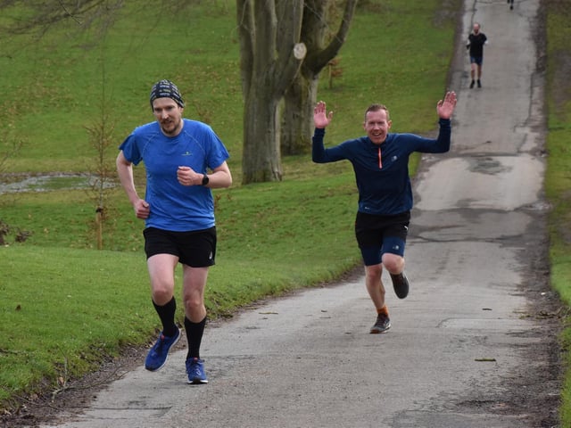 Action from the Sewerby Parkrun