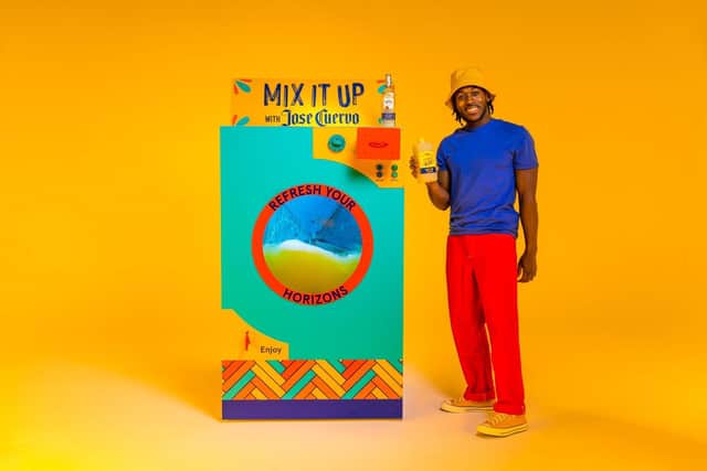 A unique washing machine designed for the sole purpose of mixing cocktails has been created by Jose Cuervo, the world’s number one tequila, to celebrate National Margarita Day. Photo: Jose Cuervo