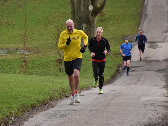 Martin Hutchinson, Bridlington Road Runners, in action at Sewerby Parkrun
