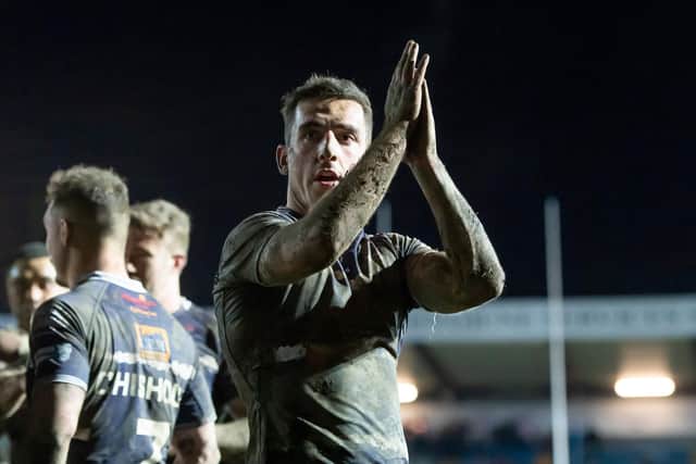 Brandon Pickersgill scored two tries in Featherstone Rovers' win over London Broncos. Picture: Allan McKenzie/SWpix.com.