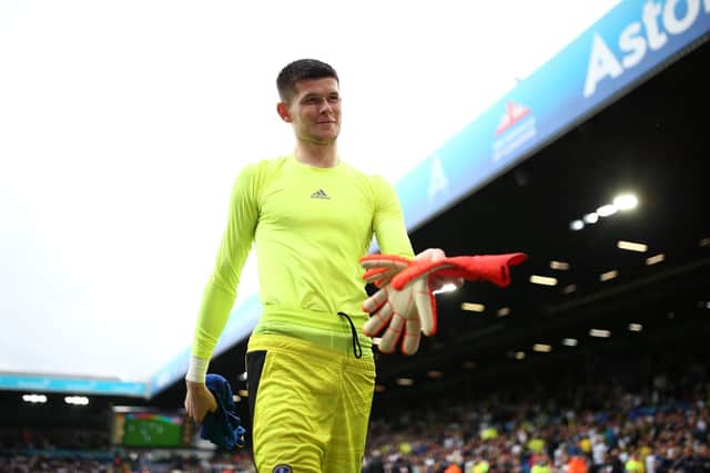 POTENTIAL: For 21-year-old Leeds United 'keeper Illan Meslier, above, outlined by Whites head coach Marcelo Bielsa. Photo by Jan Kruger/Getty Images.