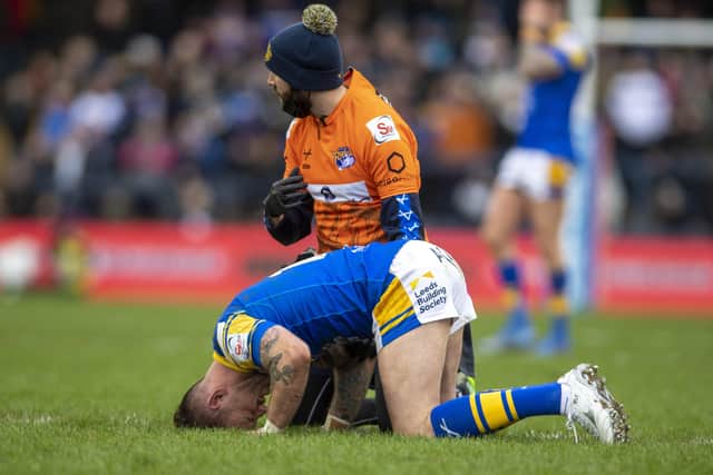 Leeds Rhinos are missing the influence of injured full-back Richie Myler. Picture: Tony Johnson.