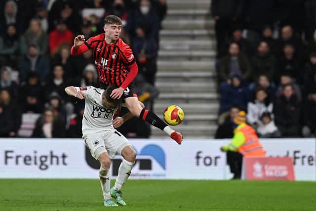 UPWARD TRAJECTORY - Leeds United loanee Leif Davis has overcome early struggles at Bournemouth to impress boss Scott Parker. Pic: Getty