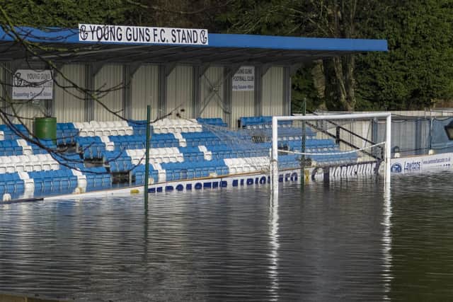 FLOODED AGAIN - Tadcaster Albion's ground has flooded numerous times and will impact on Leeds United Women's fixture list.