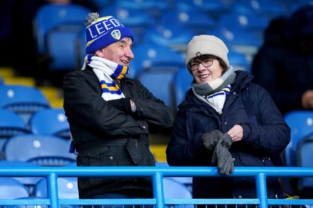 Fans wait for the big game.