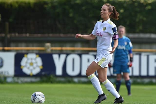 Leeds United women captain Catherine Hamill. Pic: LUFC.