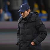 DOWNBEAT: Tottenham boss Antonio Conte after Wednesday night's 1-0 defeat to Burnley at Turf Moor. Photo by Stu Forster/Getty Images.