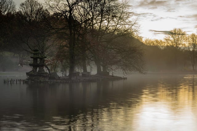 Sunrise at Batley Park, by Mark Hunneybell