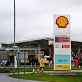 A view of high fuel prices at a Shell fuel station near Folkestone in Kent, as oil prices jumped following Russia's invasion of Ukraine. Photo: PA