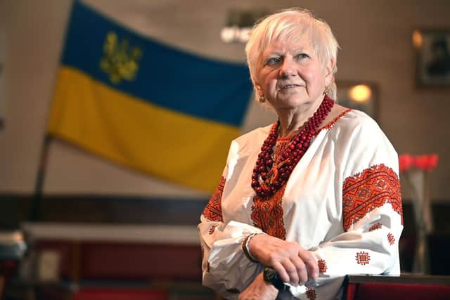"Just leave us alone". Olga Callaghan has pleaded that Ukrainians just want to live in peace and freedom following Russia's invasion of the eastern regions.