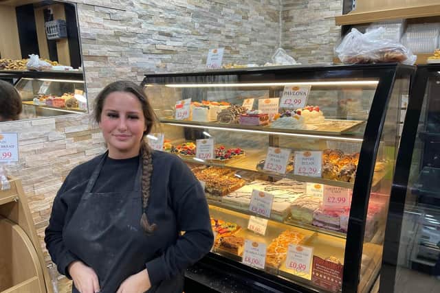 Speaking on Thursday morning, Sandra Draszanowska, 22, said they had sold more than 1,000 doughnuts since 7am - with queues stretching down the street all morning.