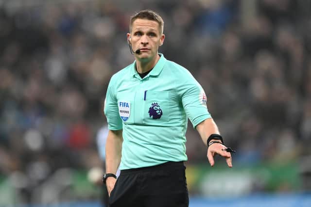 Referee Craig Pawson. Pic: Stu Forster.