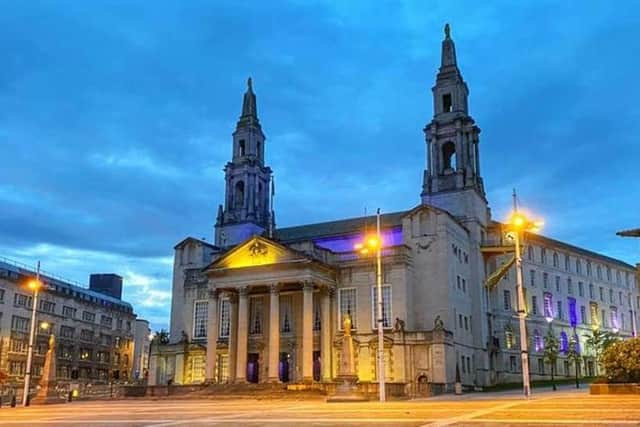 Leeds Civic Hall to be lit up in Ukraine colours of blue and yellow in "symbolic gesture"