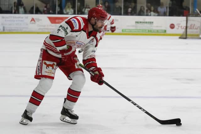 Swindon Wildcats' player-coach Aaron Nell. Picture courtesy of Kat Medcroft - Swindon Wildcats