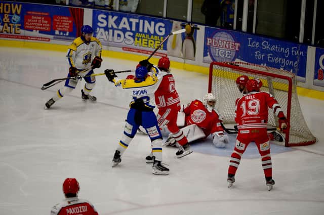 Leeds Knights and Swindon Wildcats meet in an eagerly-anticipated NIHL National double-header. Picture: James Hardisty