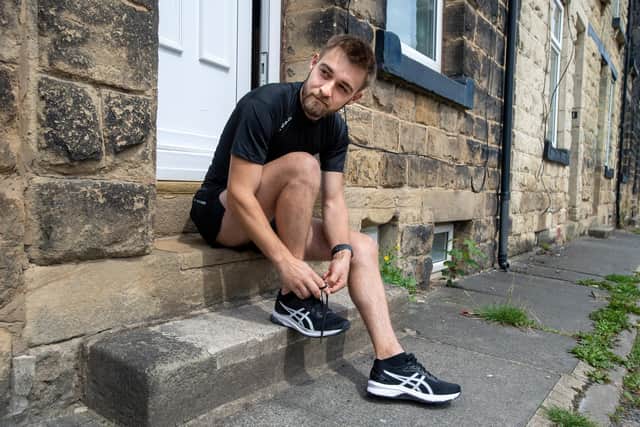 Luke Hayton-Sollitt is taking on both the Leeds Half and the Great North Run this year to raise funds for Sue Ryder Wheatfields.