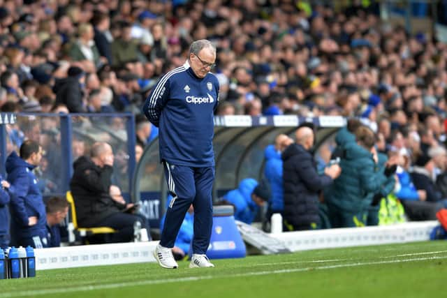 ERA OVER - Leeds United have sacked Marcelo Bielsa after nearly four years in charge at Elland Road. The Whites are expected to replace him with ex-RB Leipzig boss Jesse Marsch. Pic: Bruce Rollinson