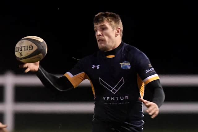 Charlie Venables was in the points with boot and hand for Leeds Tykes against Birmingham Moseley. Picture: Simon Hulme/JPIMedia.