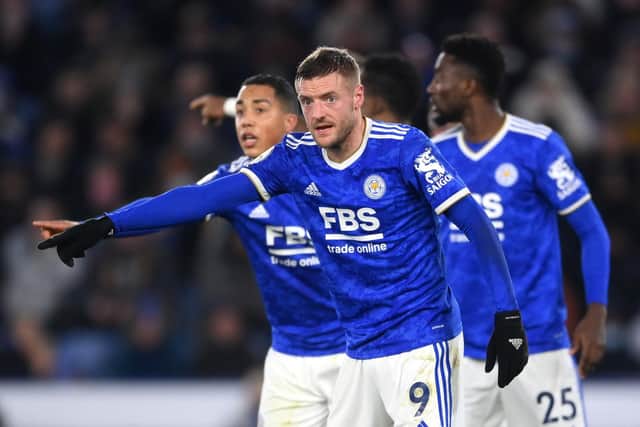 BACK AGAIN - Leicester City striker Jamie Vardy is fit again to face Burnley ahead of the game against Leeds United. Pic: Getty