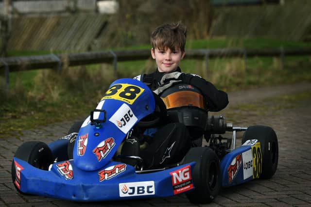 Karting driver Sam Stoner from Rothwell