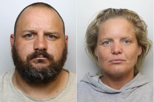 Mark McGregor and Samantha Rimmington were jailed at Leeds Crown Court for drug dealing from their family home in Beeston