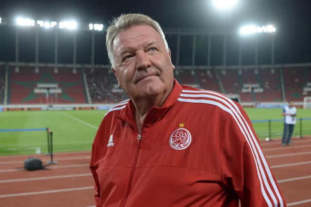 Cameron Toshack briefly assisted his father, John Toshack, in coaching Moroccan club Wydad AC in 2016. Pic: Fadel Senna.