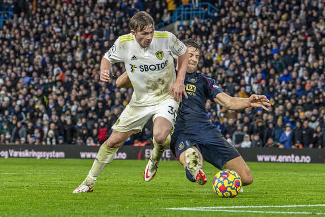 STAR ON THE RISE: Nineteen-year-old Leeds United forward Joe Gelhardt. Picture by Tony Johnson.