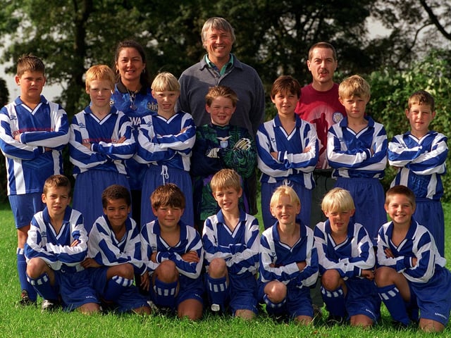 Seacroft Lions U-11s pictured in September 1997. Back row, from left, is Louise Fletcher (manager), Chris Fletcher and Dave Wilson. Middle row, from left, is Phil Gleed, Scott Jones, Glenn Wood, Chris Pickersgill, Sam Fletcher, Michael Lee and Sam Cockerham. Front row, from left, is Neil Newton, Liam Douglas, Kieran Casey, Martyn Wigglesworth, Arris Speight, Paul Beckwith and James Wilson.