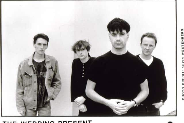 The Wedding Present during the Bizarro era, their second studio album released more than 30 years ago (Photo: Kevin Westenberg)