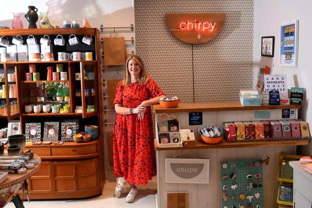 Jo McBeath, owner of Chirpy gift shop, is one of the businesses taking part in the Fiver Fest campaign