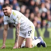 Stuart Dallas reacts during Leeds United's 4-0 defeat to Tottenham Hotspur. Pic: Robbie Jay Barratt.