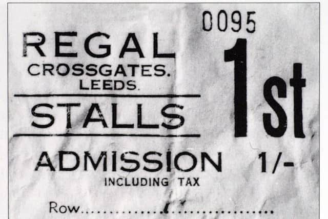 A cinema ticket for the Regal.
