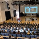 Vanessa Ruck, known as The Girl On A Bike, delivered inspiration talks to hundreds of pupils during her visits to Leeds schools last month.