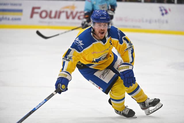 Matthew Davies will be back in the Leeds Knights line-up to face leaders Telford Tigers on Saturday night at Elland Road
Picture Bruce Rollinson