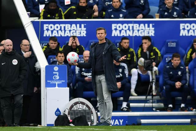 FIRST STEP - Jesse Marsch was pleased with what he saw from each Leeds United player at Leicester City. Pic: Jonathan Gawthorpe