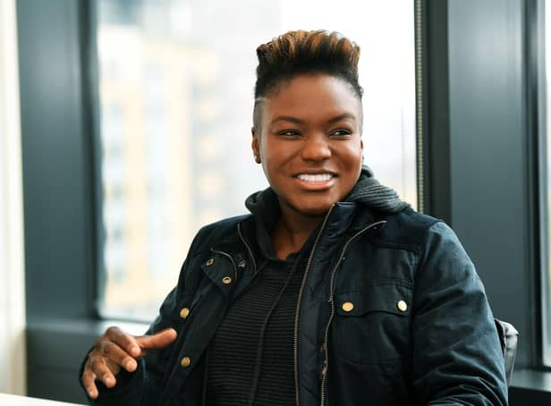 Double gold medallist Nicola Adams will be working girls in the same area where she trained as a young athlete to mark International Women's Day.