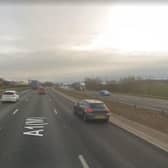 The crash happened on the southbound carriageway of the A1M between Bramham and Boston Spa. Picture: Google