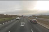 The crash happened on the southbound carriageway of the A1M between Bramham and Boston Spa. Picture: Google