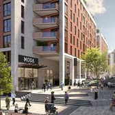 New York Square in the fashonable cultural district of SOYO in Leeds city centre