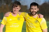 Horsforth St Margarets beat West Yorkshire League Premier title rivals Beeston St Anthony 2-0 with goalds from Archie McDonnell and Loz Power. Picture: Steve Riding.