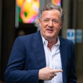 Piers Morgan leaves BBC Broadcasting House, London, after appearing on the BBC One current affairs programme, Sunday Morning. Photo: PA