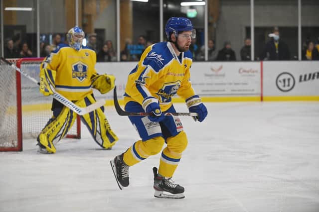 Jamie Chilcott has been a positive addition to the Leeds Knights' roster since signing back in January, according to fellow D-man Sam Zajac. Picture: Bruce Rollinson