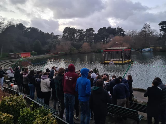 Dozens of people attended the vigil