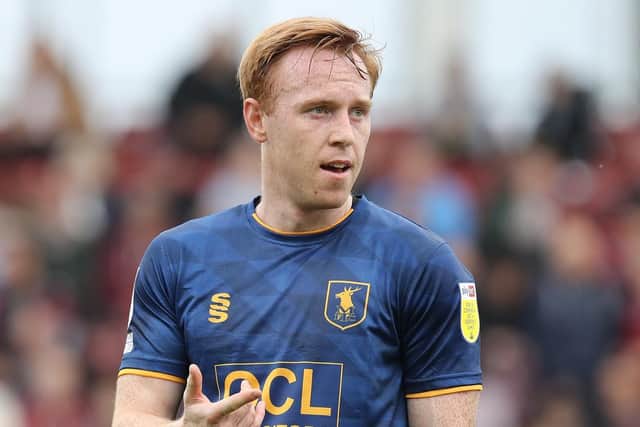 Mansfield Town striker Danny Johnson. Pic: Pete Norton.