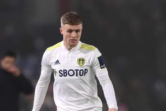 Leeds United midfielder Liam McCarron. Pic: Stu Forster.