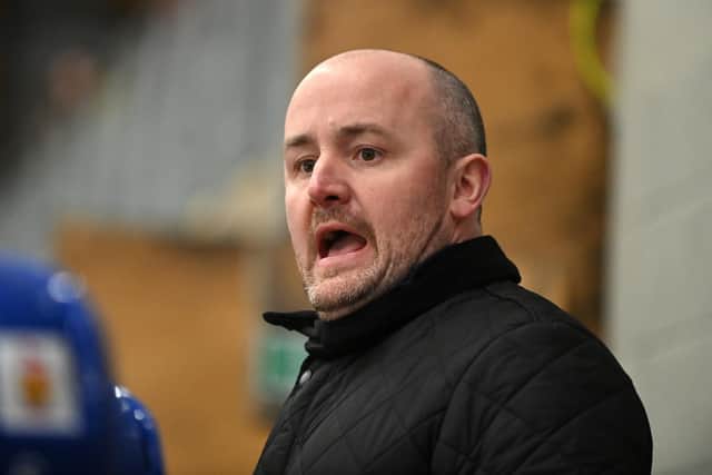 Leeds Knights' head coach, Ryan Aldridge 
Picture: Bruce Rollinson