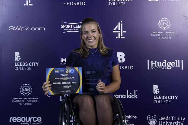 Paralympian Hannah Cockroft was among the winners as the Leeds Sports Awards 2020. Picture: Allan McKenzie/SWpix.com