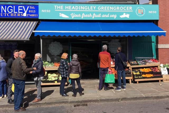 Headingley Development Trust took over the running of this greengrocer shop.