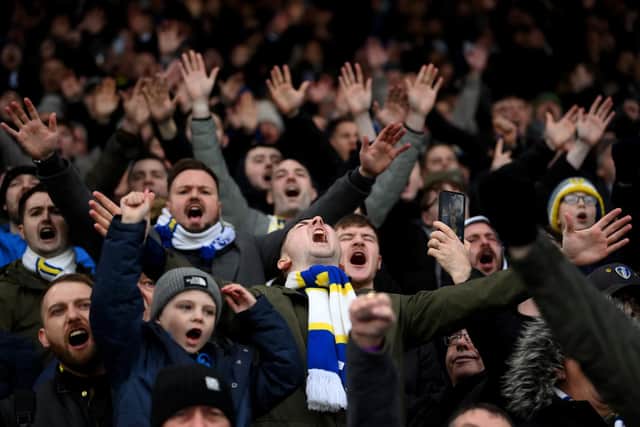 FULL THROATED - The Elland Road roar has inspired Leeds United at times during a difficult Premier League season and Jesse Marsch needs fans behind him against Aston Villa and Norwich City. Pic: Getty