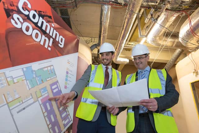 A new spa will be opening inside The Bannatyne health club in Cardigan Fields retail park. Pictured is: General Manager of Bannatyne Cardigan Fields, Leeds Craig Smith with Regional Manager Carl Paper.